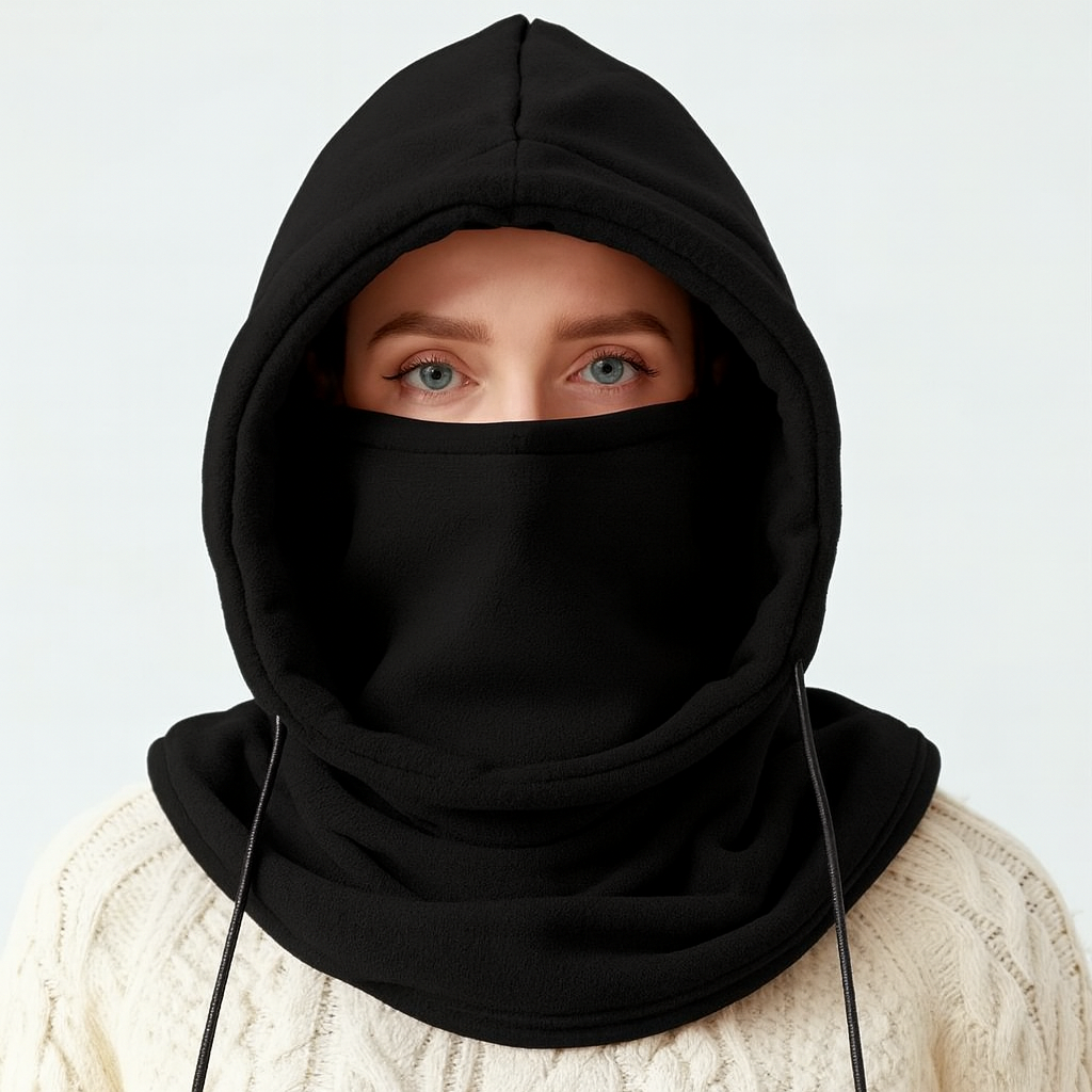 Unisex Winter Knit Balaclava Hood