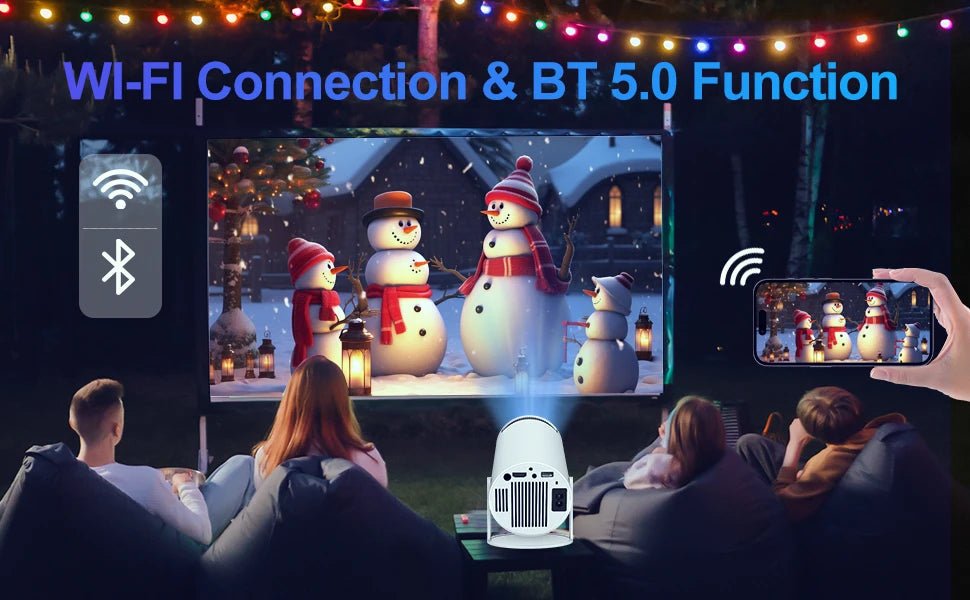 Magcubic HY300 Pro Mini Projector – 200 ANSI • 1080p & 4K Supported • 180° Rotation • WiFi - Drop & Co.