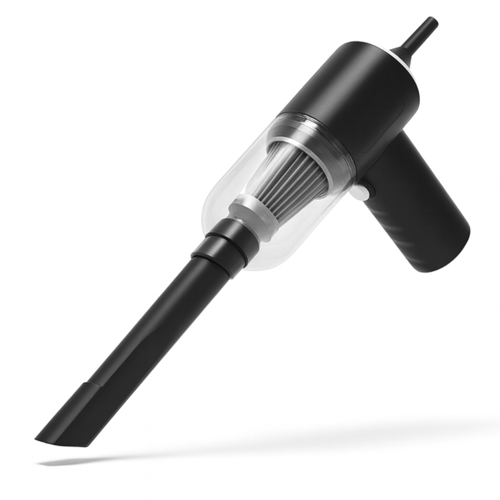 Car/Desk Vacuum Cleaner — Wireless Charging, Dual - Purpose Suction & Blowing, High - Power Mini Handheld Cleaner - Drop & Co.