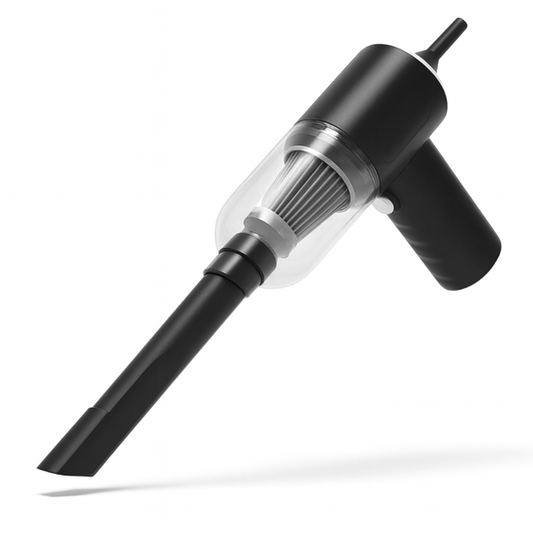 Car/Desk Vacuum Cleaner — Wireless Charging, Dual - Purpose Suction & Blowing, High - Power Mini Handheld Cleaner - Drop & Co.