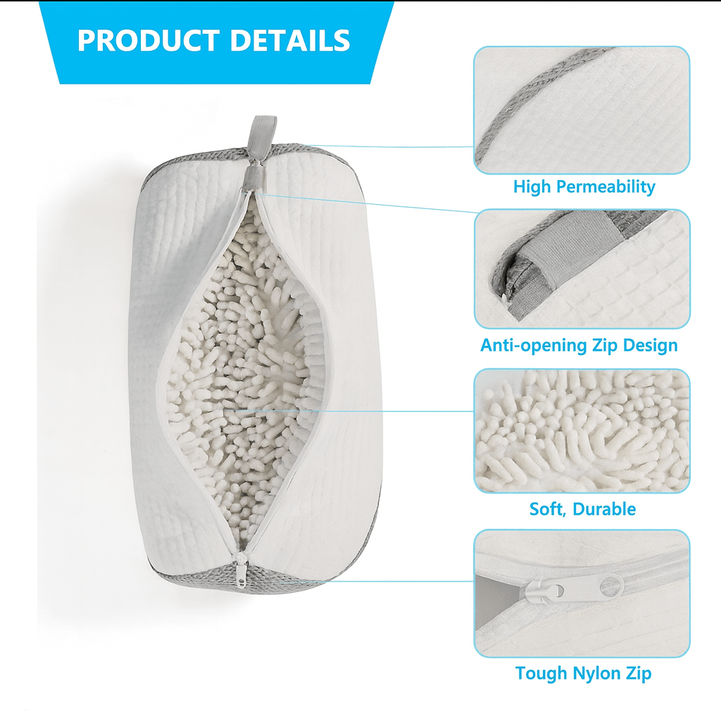 Durable Shoe Wash Bag – Protective Laundry Bag for Sneakers & Shoes - Drop & Co.