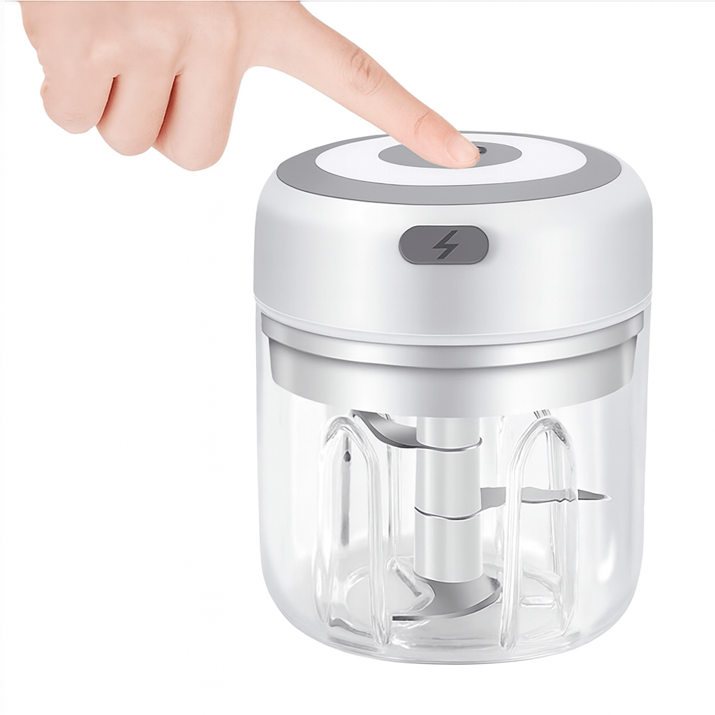 Electric Mini Food Chopper – USB Rechargeable Garlic, Onion & Vegetable Cutter - Drop & Co.