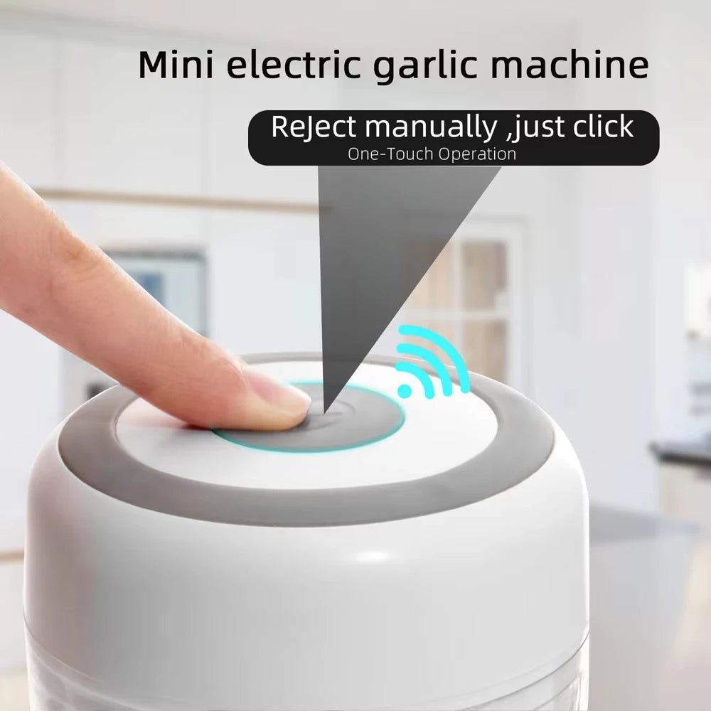 Electric Mini Food Chopper – USB Rechargeable Garlic, Onion & Vegetable Cutter - Drop & Co.