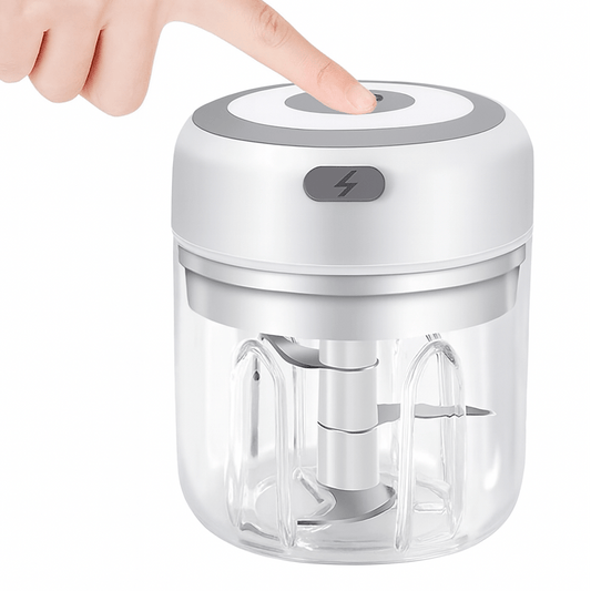 Electric Mini Food Chopper – USB Rechargeable Garlic, Onion & Vegetable Cutter - Drop & Co.