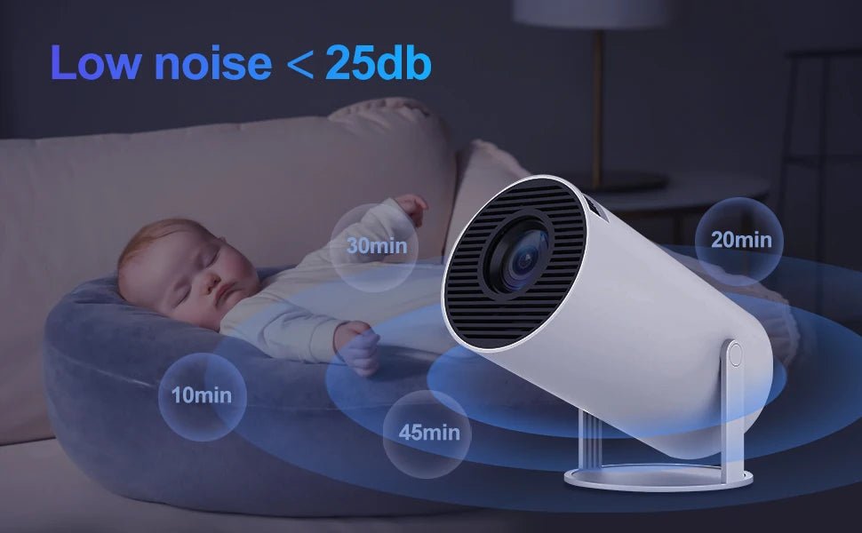 Magcubic HY300 Pro Mini Projector – 200 ANSI • 1080p & 4K Supported • 180° Rotation • WiFi - Drop & Co.