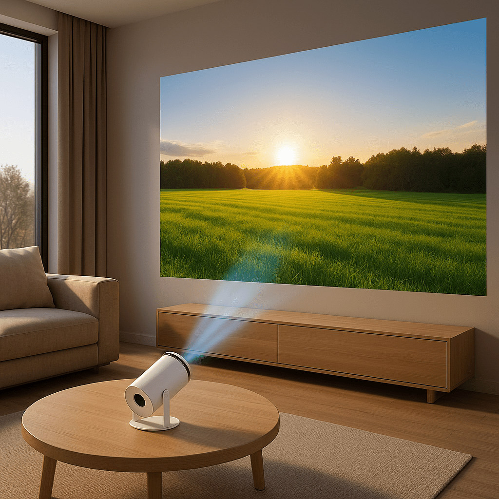 Magcubic HY300 Pro Mini Projector – 200 ANSI • 1080p & 4K Supported • 180° Rotation • WiFi - Drop & Co.