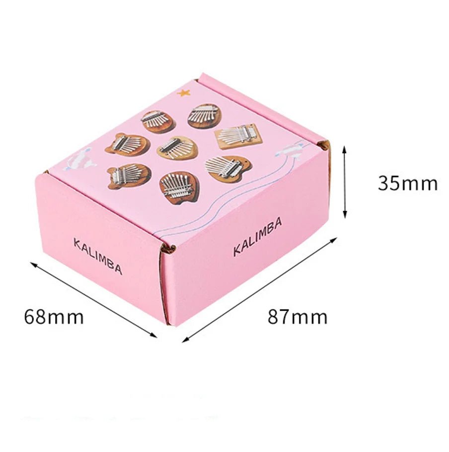 Mini Wooden Kalimba (8 - Key) – Pocket Thumb Piano Musical Instrument - Drop & Co.
