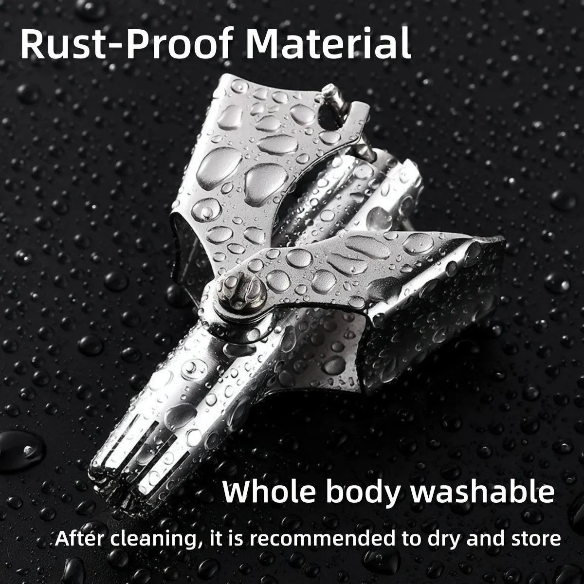 Stainless Steel Manual Nose & Ear Hair Trimmer – Portable, Washable & Precision Groomer for Men & Women by LISI - Drop & Co.