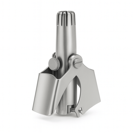 Stainless Steel Manual Nose & Ear Hair Trimmer – Portable, Washable & Precision Groomer for Men & Women by LISI - Drop & Co.