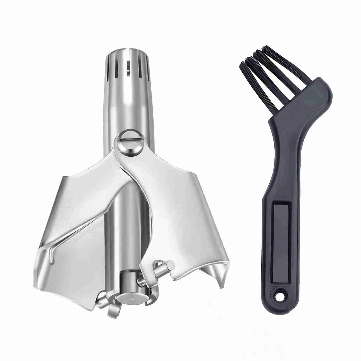 Stainless Steel Manual Nose & Ear Hair Trimmer – Portable, Washable & Precision Groomer for Men & Women by LISI - Drop & Co.