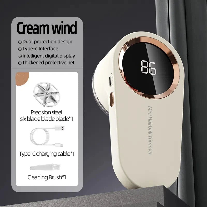 USB Rechargeable Lint Remover – High - Speed Fabric Shaver for Clothes, Sweaters & Furniture - Drop & Co.