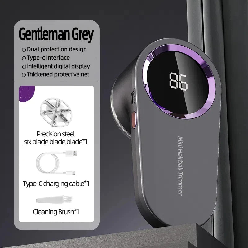 USB Rechargeable Lint Remover – High - Speed Fabric Shaver for Clothes, Sweaters & Furniture - Drop & Co.